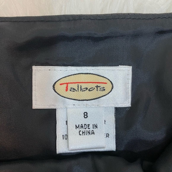 #502 TALBOTS Leather Skirt size 8 - Picture 9 of 12